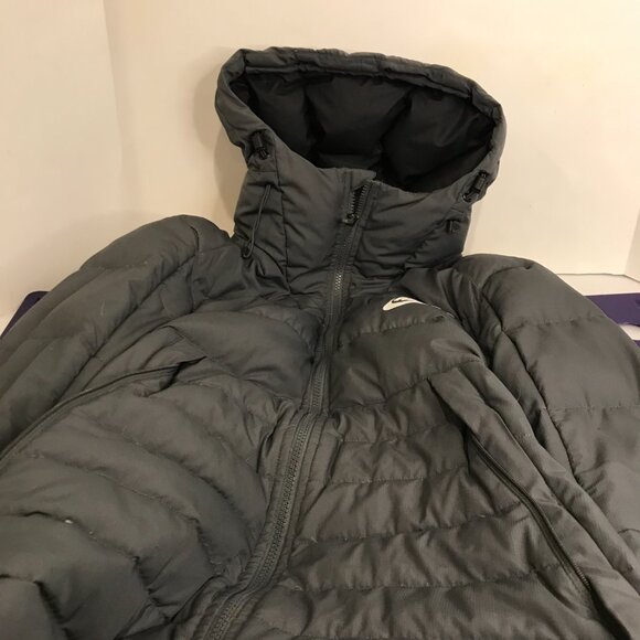 NIKE MENS DOWN HOODED JACKET SIZE M - Picture 4 of 7